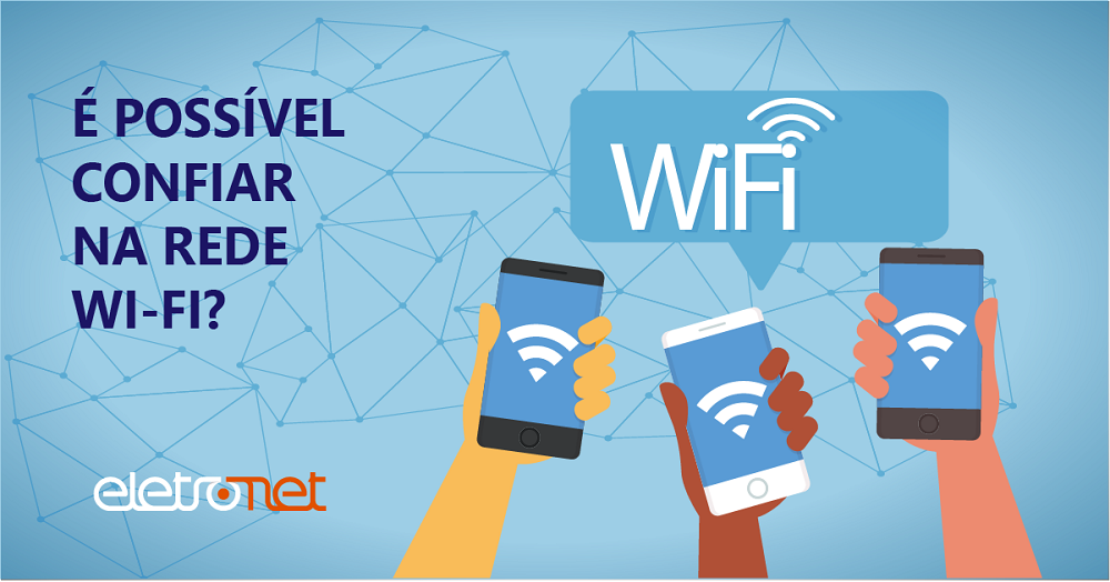 Imagem ilustrando uma rede wi-fi