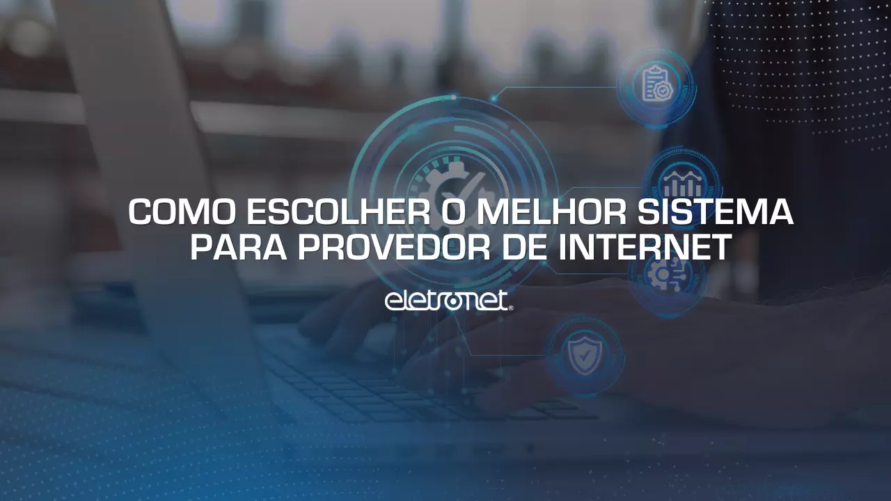 dono de provedor de internet analisando dados do sistema do seu provedor