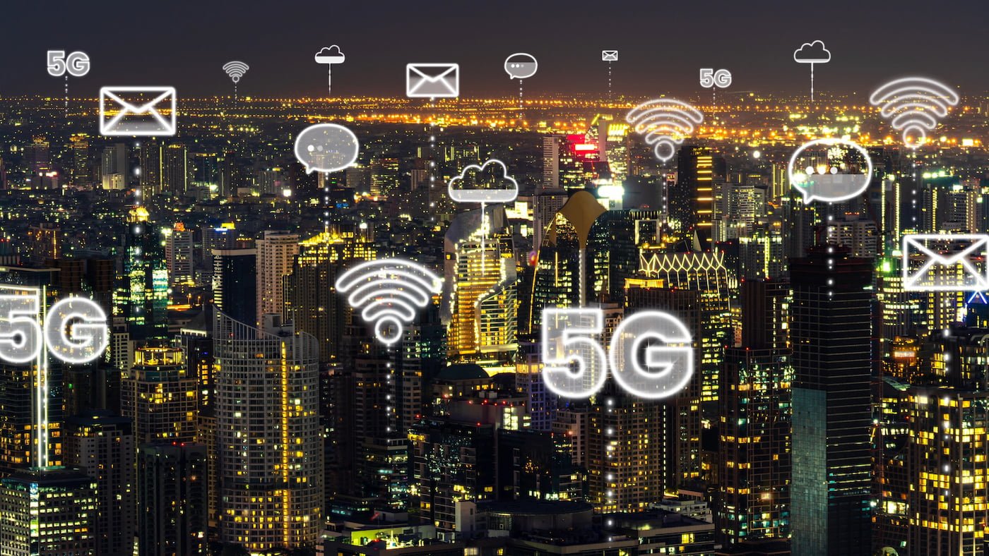 Imagem ilustrando os provedores de internet 5G