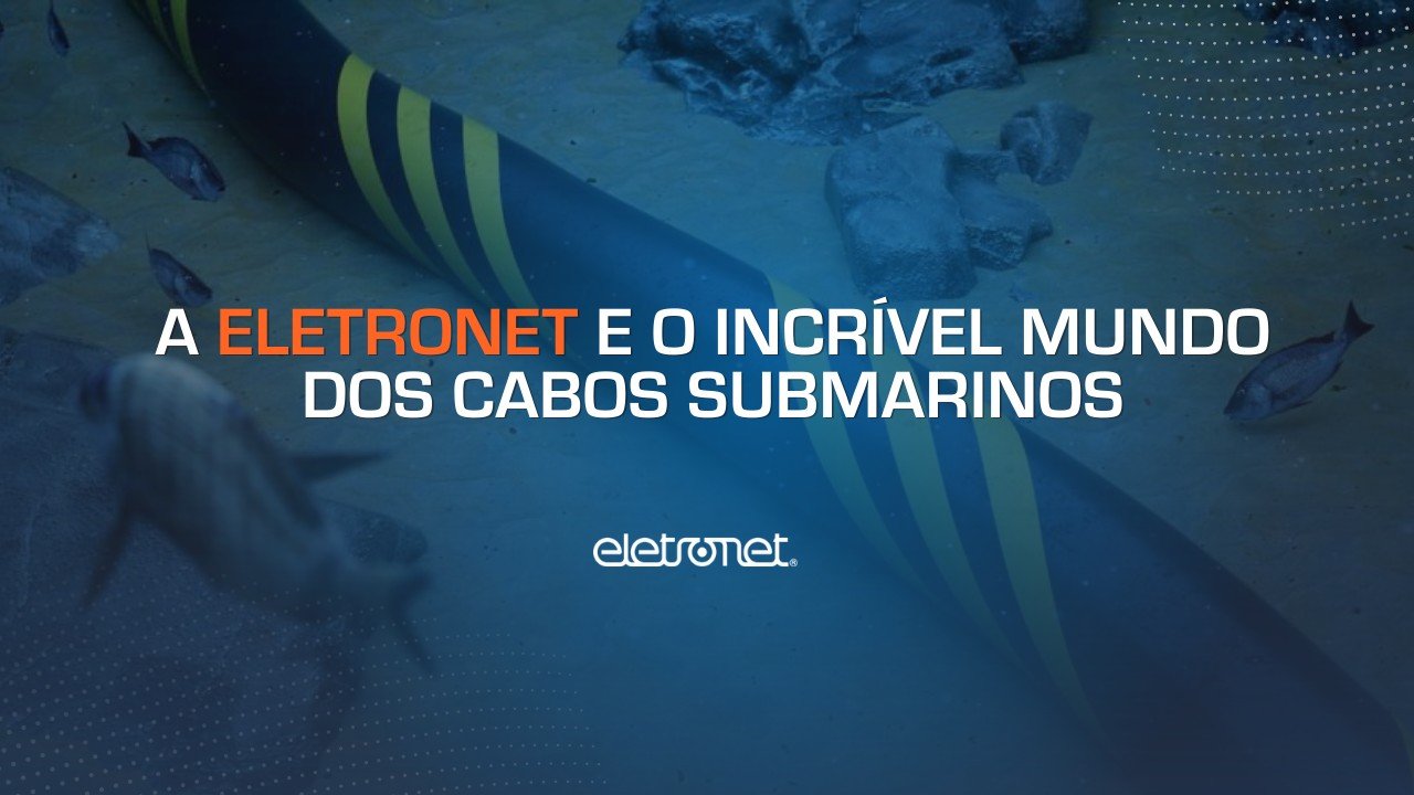 Imagem ilustrando os cabos submarinos