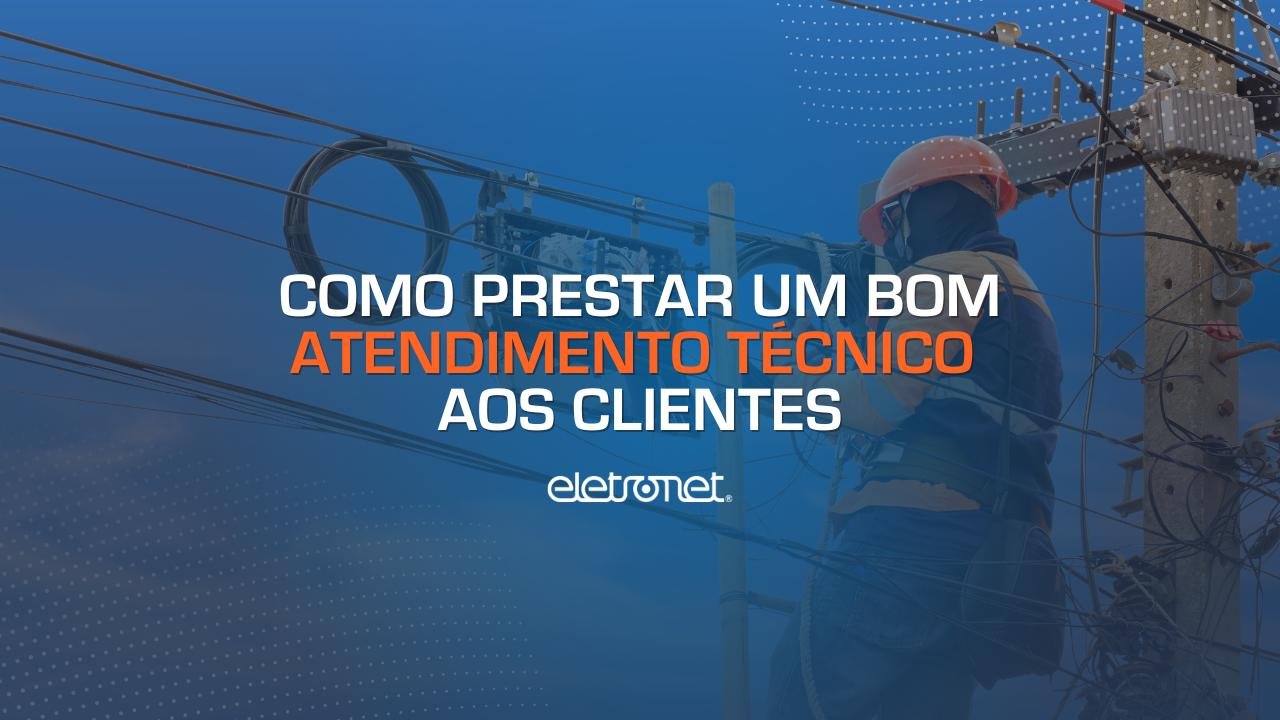 Imagem de um homem prestando atendimento técnico ao cliente.
