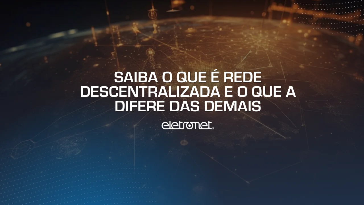 Diversos pontos de rede espalhados pelo globo mostrando o que é rede descentralizada.