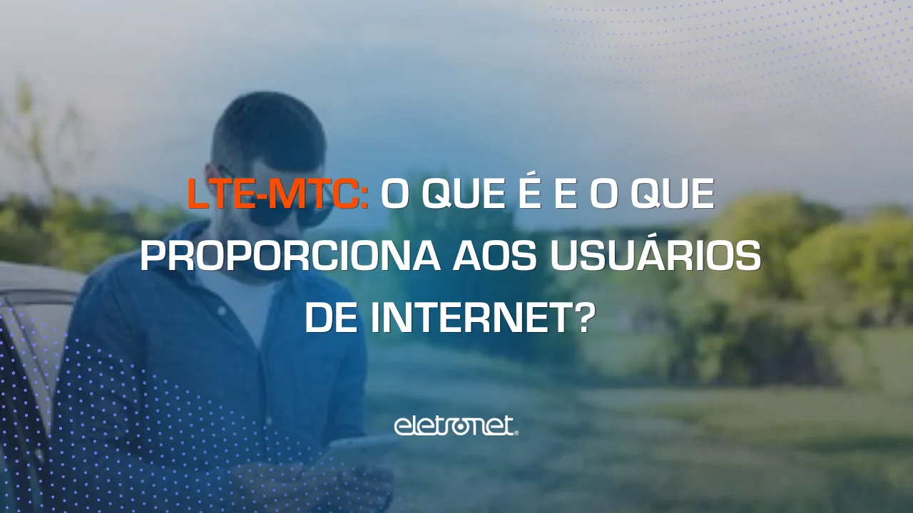 Homem utilizando seu celular em um local de baixa conectividade pois sabe o que é lte-mtc