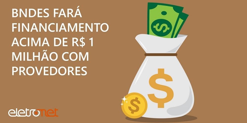 Imagem de um saco de dinheiro ilustrando o financiamento de provedores