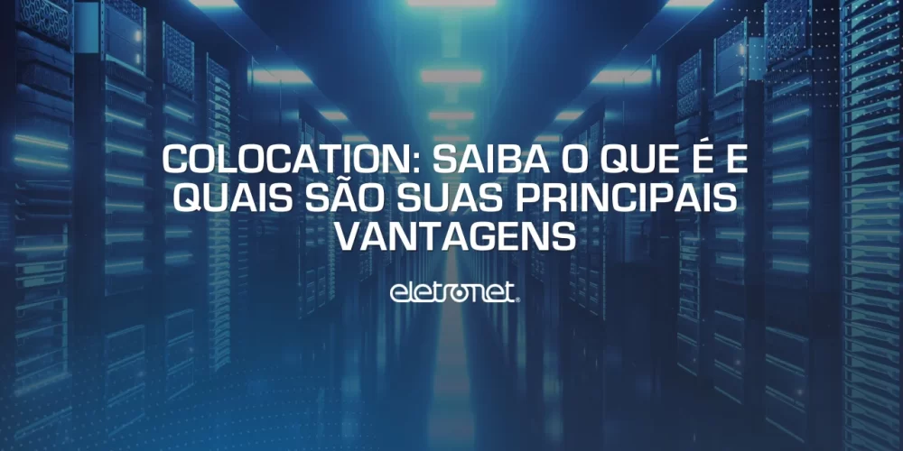 Diversos data centers alocados em um espaço físico reservado para empresas que adquiriram serviços de Colocation.