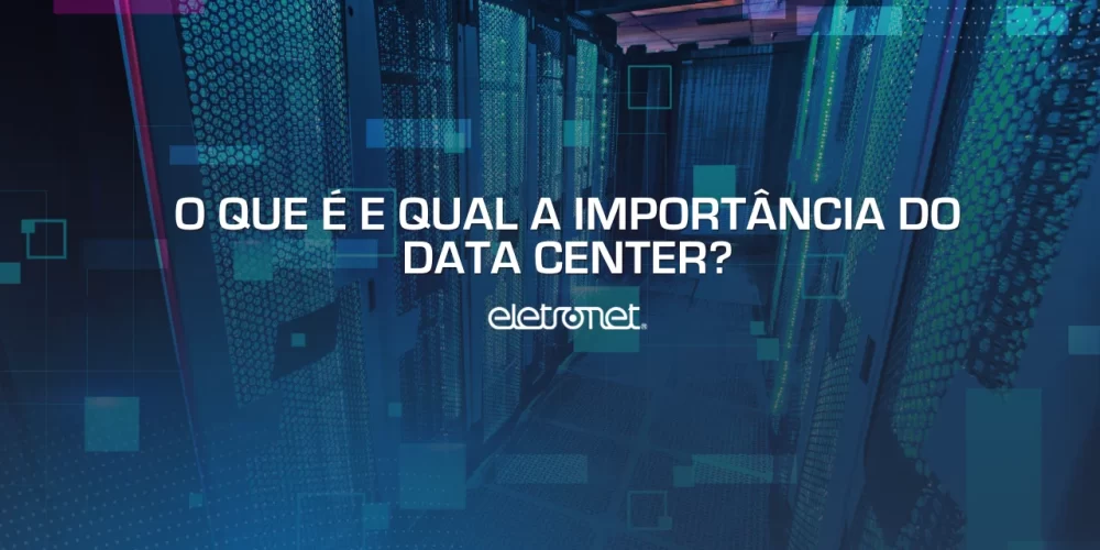 Foto de uma sala com vários equipamentos de rede, representando o que é data center.